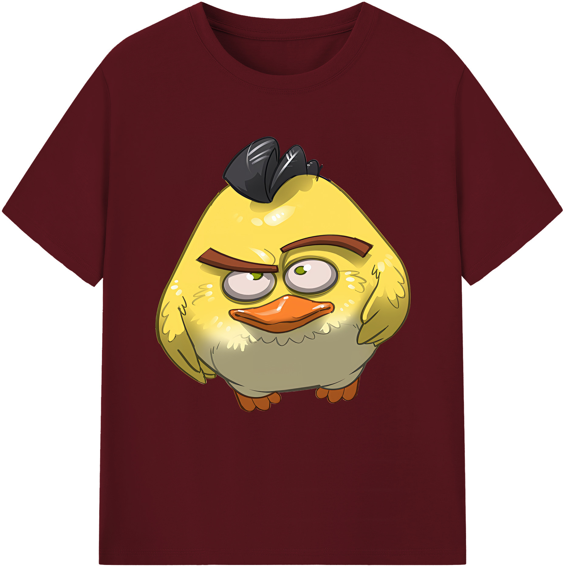 （画像用） Angry Birds アングリーバード 綿100％半袖Tシャツ（フロントプリント）